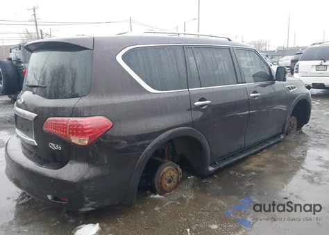 2011 Infiniti Qx56 z USA, uszkodzony, nr VIN JN8AZ2NC2B9302725